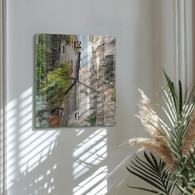Square wall clock Greece