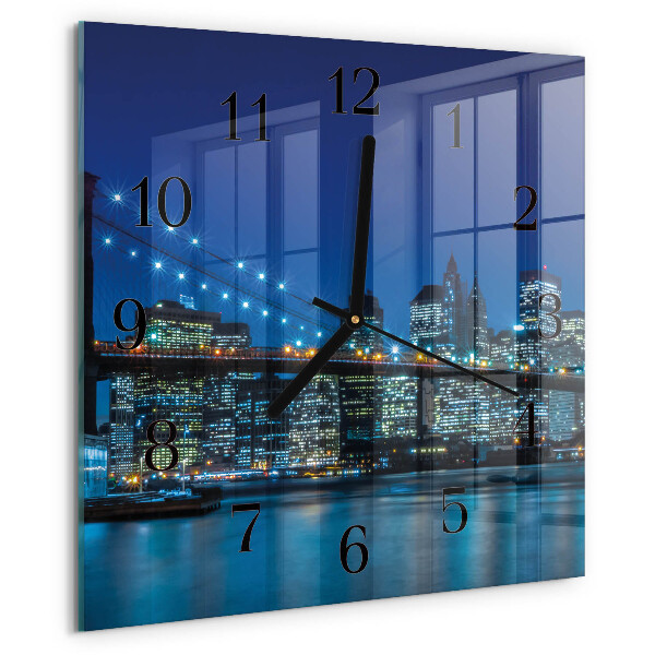 Square wall clock Horizon