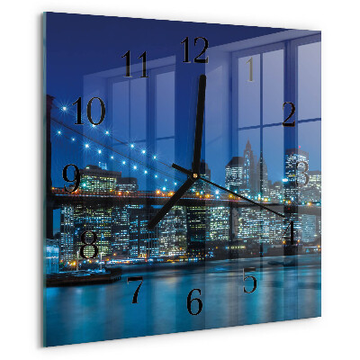 Square wall clock Horizon