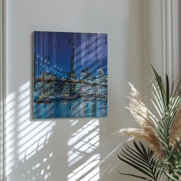 Square wall clock Horizon