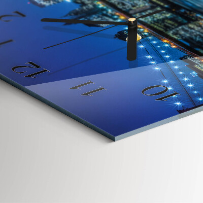 Square wall clock Horizon