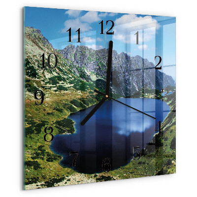 Square wall clock Morskie Oko