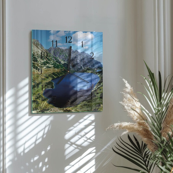 Square wall clock Morskie Oko