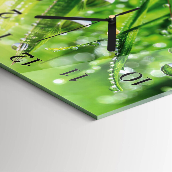 Square wall clock Dew