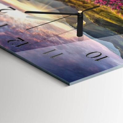 Square wall clock Landscape
