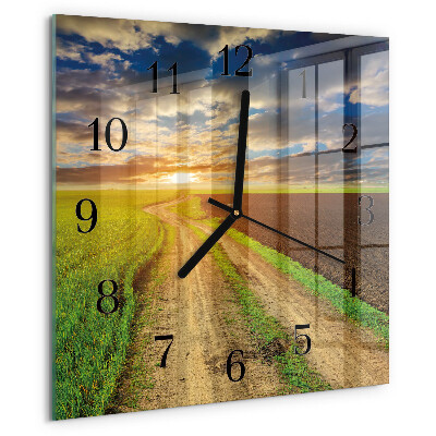 Square wall clock Field