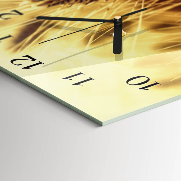 Square wall clock Grain