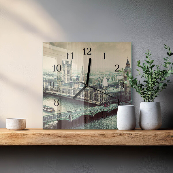 Square wall clock London
