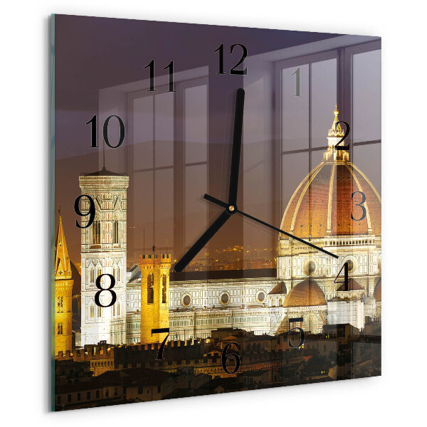 Square wall clock Basilica