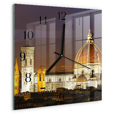 Square wall clock Basilica