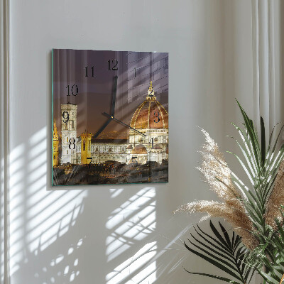 Square wall clock Basilica