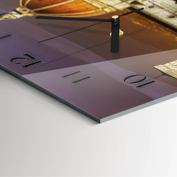 Square wall clock Basilica