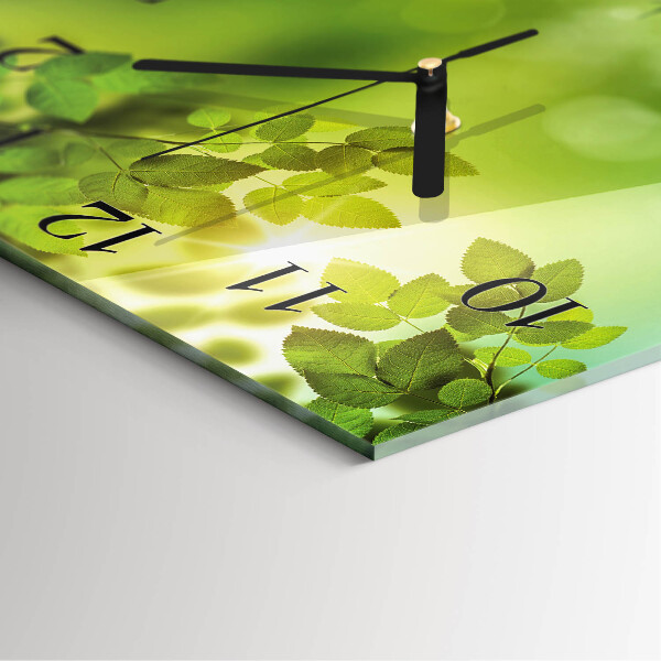 Square wall clock Spring
