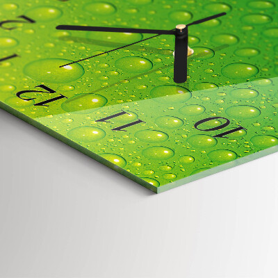 Square wall clock Drops