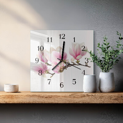 Square wall clock Magnolia