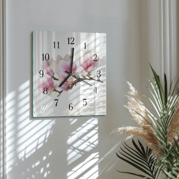 Square wall clock Magnolia
