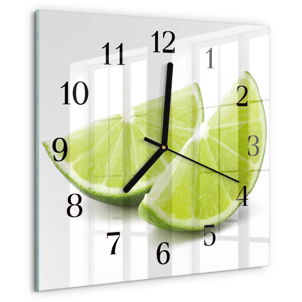 Square wall clock Calcium carbonate