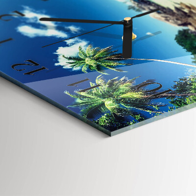 Square wall clock Palm Beach