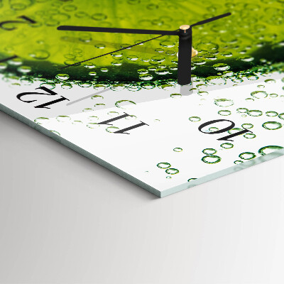 Square wall clock Calcium carbonate