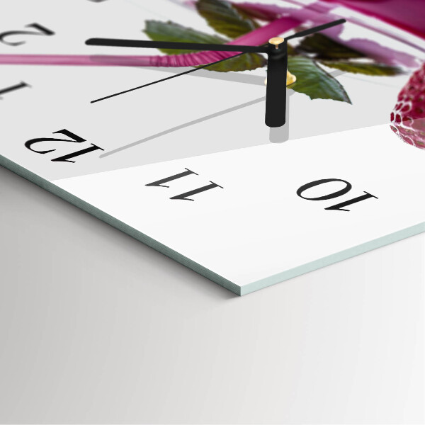 Square wall clock Cocktail