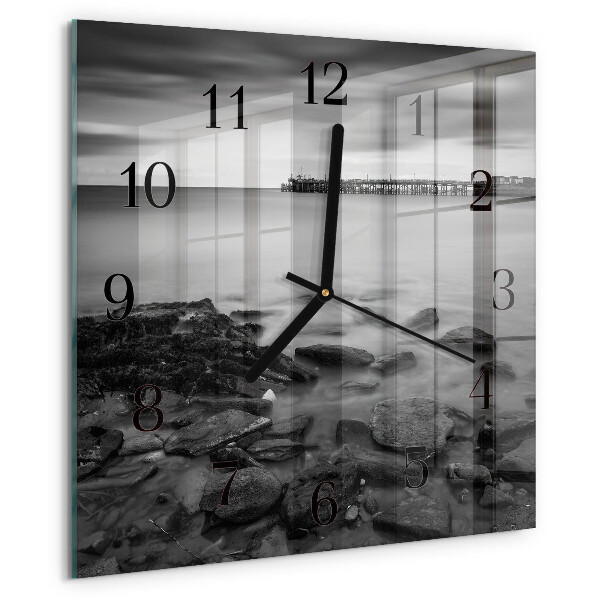 Square wall clock Riverbank