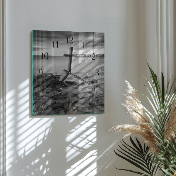 Square wall clock Riverbank