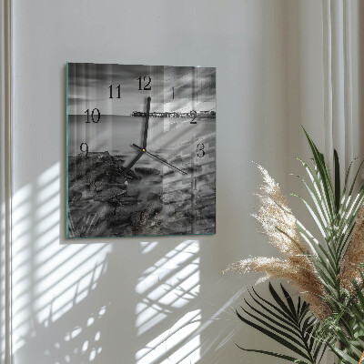 Square wall clock Riverbank