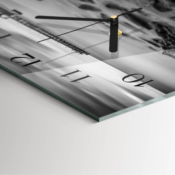 Square wall clock Riverbank