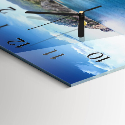 Square wall clock Bay