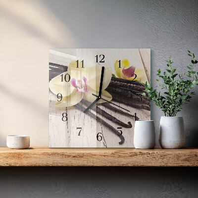 Square wall clock Vanilla