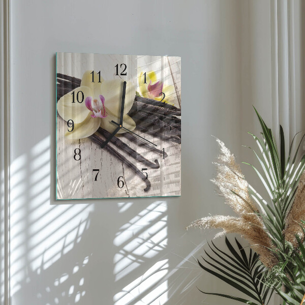 Square wall clock Vanilla