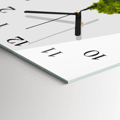 Square wall clock Vegetables