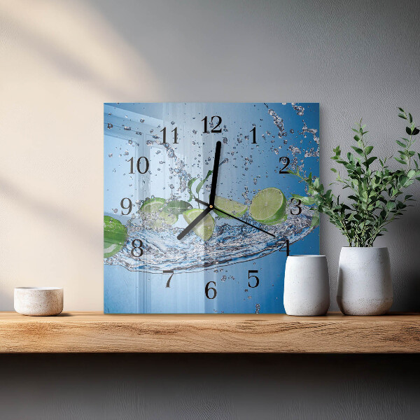Square wall clock Limes