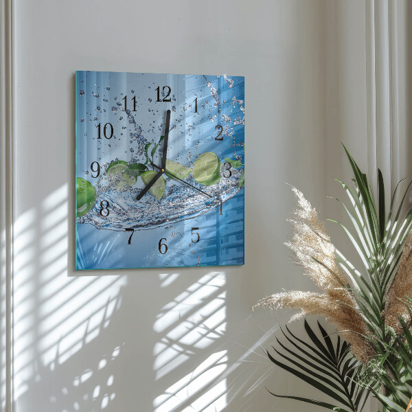 Square wall clock Limes