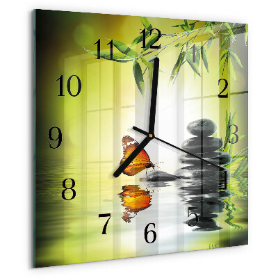 Square wall clock Nature