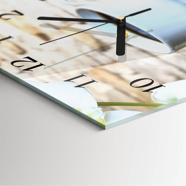 Square wall clock Coffee