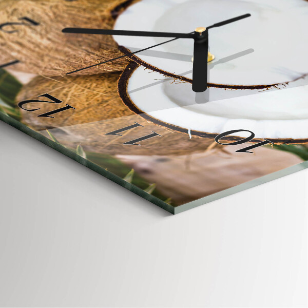 Square wall clock Coconuts