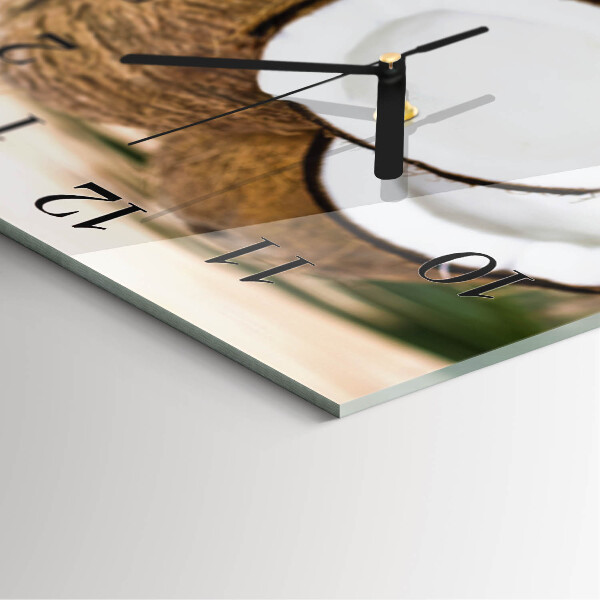 Square wall clock Coconuts
