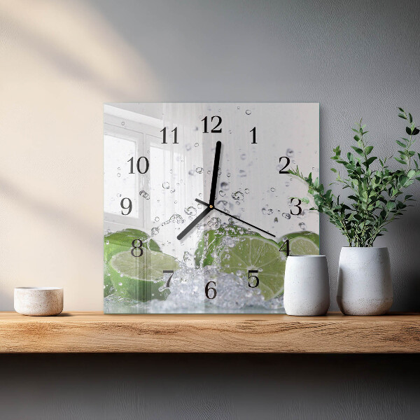 Square wall clock Limes