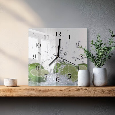Square wall clock Limes