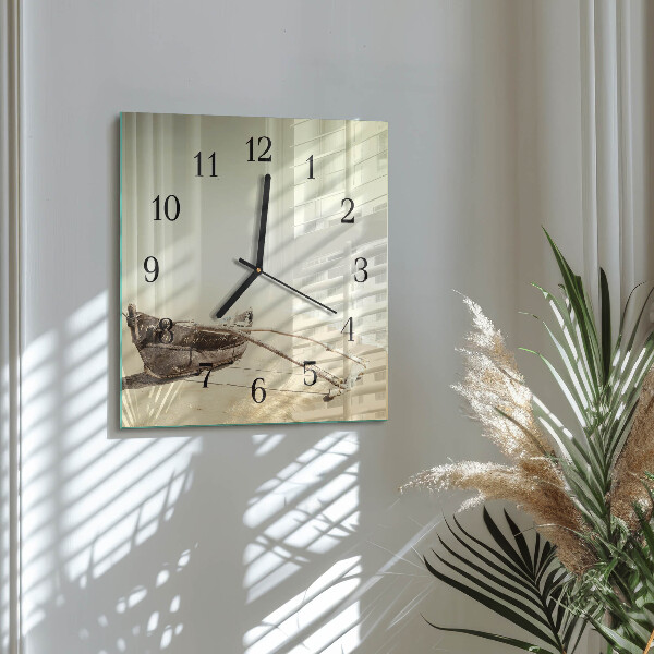 Square wall clock Łódź