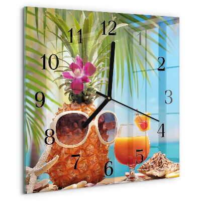 Square wall clock Holidays