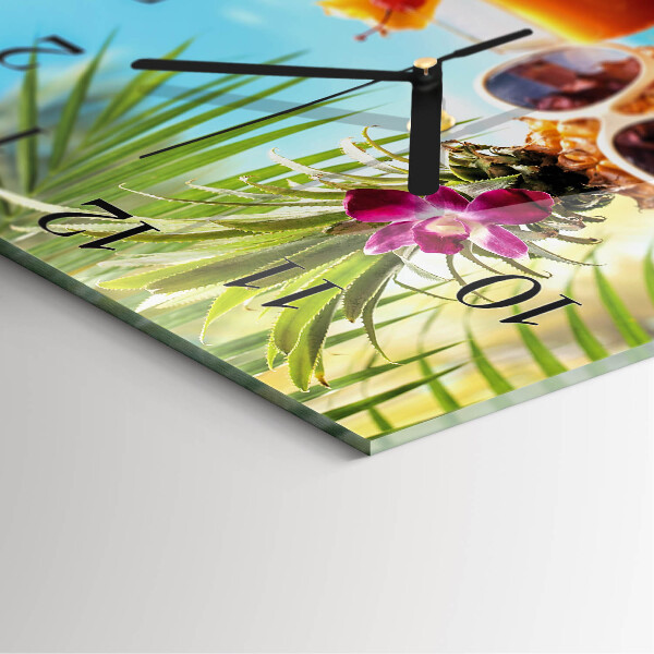 Square wall clock Holidays