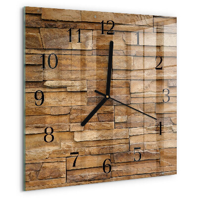 Square wall clock Clinker