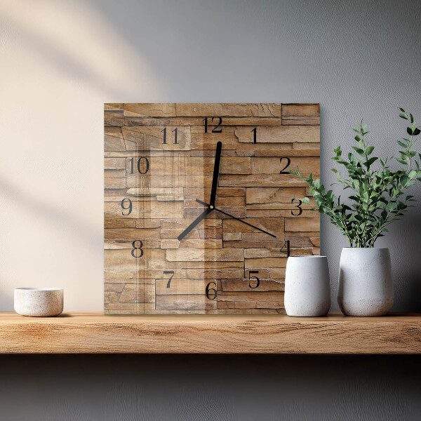Square wall clock Clinker