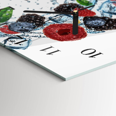 Square wall clock Fruit Ice Cream