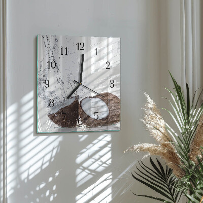 Square wall clock Coconuts