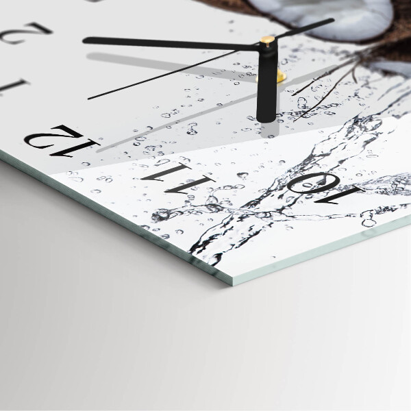 Square wall clock Coconuts