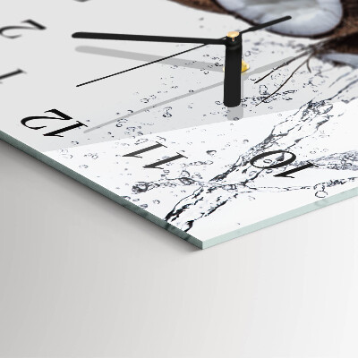 Square wall clock Coconuts