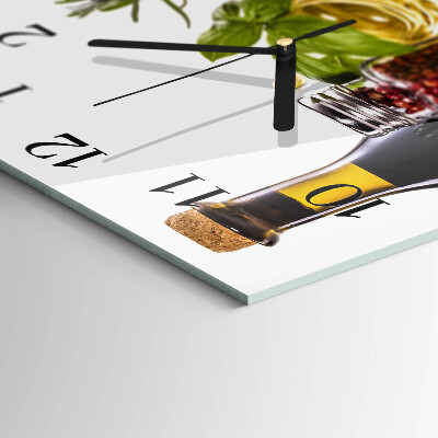 Square wall clock Pasta